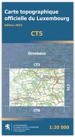 Wandelkaart CT05 CT LUX Grosbous | Topografische dienst Luxemburg