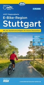 Fietskaart ADFC Regionalkarte Stuttgart | BVA BikeMedia