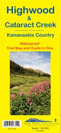 Wandelkaart 09 Highwood & Cataract Creek | Gem Trek Maps