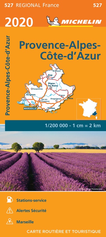 Wegenkaart Landkaart 527 Provence Alpes Côte Dazur 2020 Michelin 9782067243910 4504