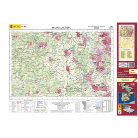 Topografische kaart 558 MT50 Majadahonda | CNIG - Instituto Geográfico Nacional1