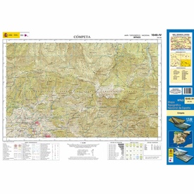 Topografische kaart 1040-IV Cómpeta | CNIG - Instituto Geográfico Nacional1