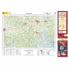 Topografische kaart 1001 MT50 Almonte | CNIG - Instituto Geográfico Nacional1