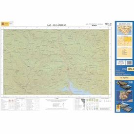 Topografische kaart 1074-II Las Algámitas | CNIG - Instituto Geográfico Nacional1