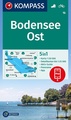 Wandelkaart 1B Bodensee-Ost | Kompass