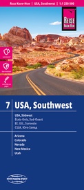 Wegenkaart - landkaart 7 USA südwest – USA Zuid-West | Reise Know-How Verlag