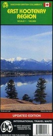 Wegenkaart - landkaart East Kootenay Region | ITMB