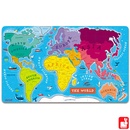 Legpuzzel - Kinderwereldkaart Magnetic World Map | Janod