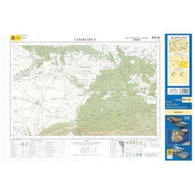 Topografische kaart 951-IV Casablanca | CNIG - Instituto Geográfico Nacional1