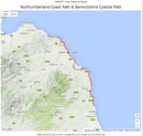  National Trail Maps Northumberland CP XT40 | Harvey Maps