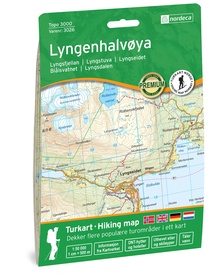 Wandelkaart 3026 Topo 3000 Lyngenhalvoya | Nordeca