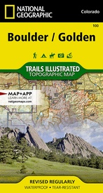 Wandelkaart - Wegenkaart - landkaart 100  Boulder / Golden Trail map - USA | National Geographic