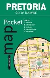 Stadsplattegrond Pocket map Pretoria | MapStudio