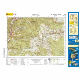 Topografische kaart 216-I Arcavell | CNIG - Instituto Geográfico Nacional1