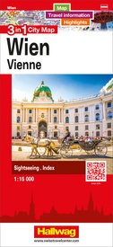 Stadsplattegrond Wenen - Wien | Hallwag