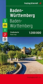 Wegenkaart - landkaart 3 Baden-Württemberg | Freytag & Berndt