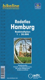 Fietsgids Bikeline Hamburg Radstadtplan | Esterbauer