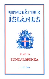 Wandelkaart - Topografische kaart 73 Atlaskort Lundarbrekka | Ferdakort