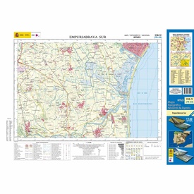 Topografische kaart 258-IV Empuriabrava Sur | CNIG - Instituto Geográfico Nacional1