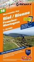 Biel/Bienne / Berner Jura MTB kaart