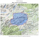 Wandelkaart Ben Lawers & Schiehallion | Harvey Maps