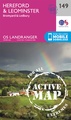 Wandelkaart - Topografische kaart 149 Landranger Active Hereford / Leominster | Ordnance Survey