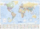 Three Wall Maps: Colourful poster maps of the World and UK | Collins