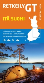 Fietskaart Itä-Suomi (Finland Oost) Bike map | Karttakeskus