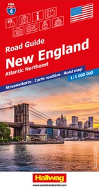 Wegenkaart - landkaart 04 New England & Atlantic Noordoost USA | Hallwag