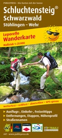 Wandelkaart 447 Schluchtensteig Schwarzwald | Publicpress