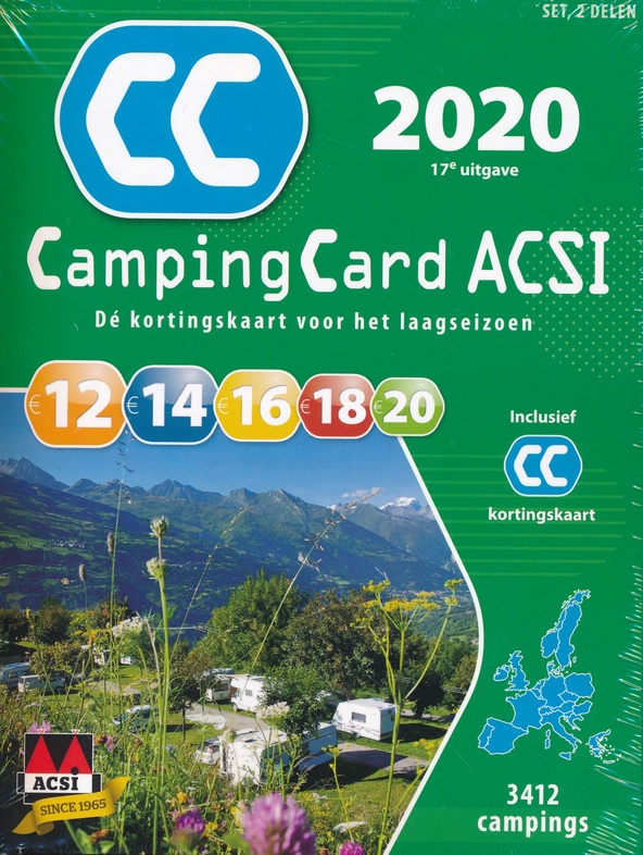 Campinggids CampingCard 2020 | ACSI | 9789492023902 | Reisboekwinkel De ...