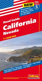 Wegenkaart - landkaart 5 USA Road guides Californië Nevada | Hallwag