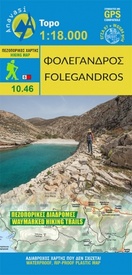 Wandelkaart 10.46 Folegandros | Anavasi