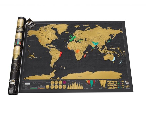 Correctie dealer eiland Scratch Map Deluxe Edition Wereldkaart | Luckies | 5060146591256 |  Reisboekwinkel De Zwerver