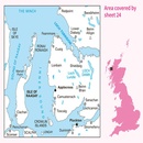 Wandelkaart - Topografische kaart 024 Landranger Raasay & Applecross, Loch Torridon & Plockton | Ordnance Survey