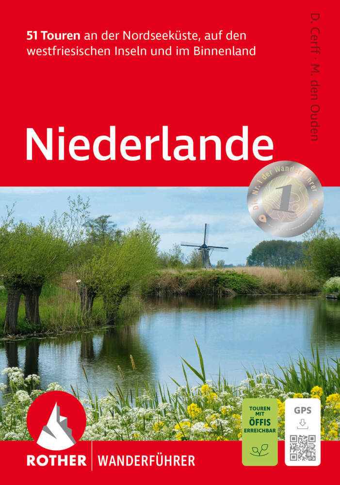 Online bestellen: Wandelgids 178 Niederlande - Nederland | Rother Bergverlag