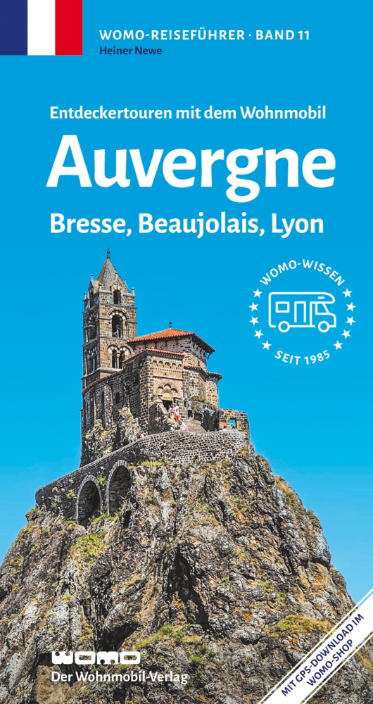 Online bestellen: Campergids 11 Mit dem Wohnmobil in die Auvergne | WOMO verlag