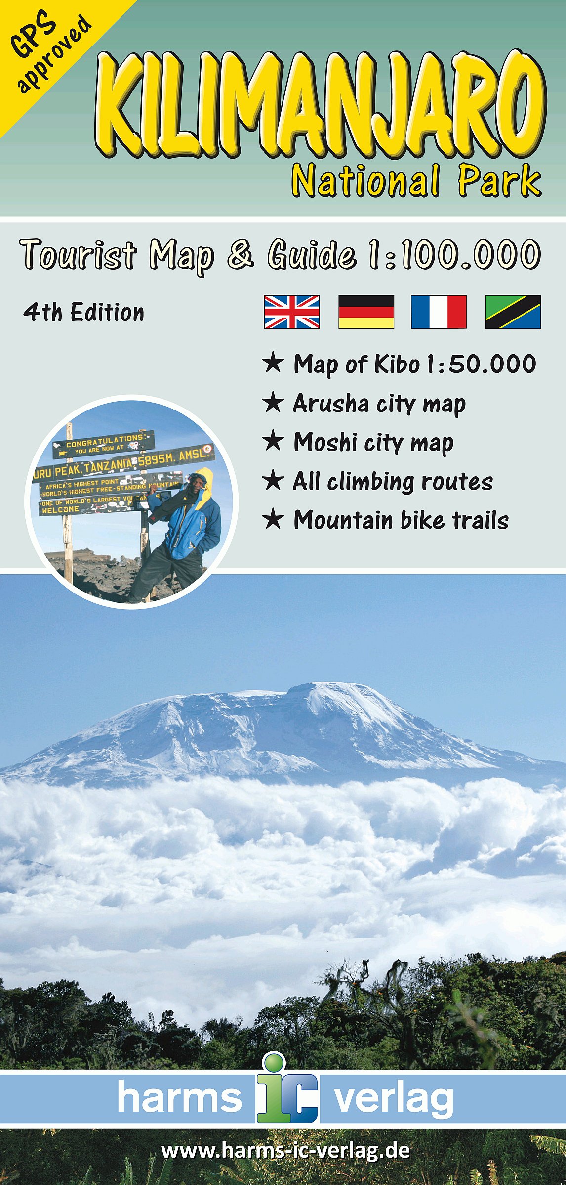 Wandelkaart Kilimanjaro Nation…