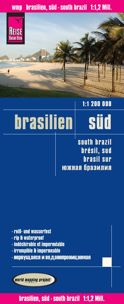 Online bestellen: Wegenkaart - landkaart Brazilië - zuid, Brasilien-Süd | Reise Know-How Verlag