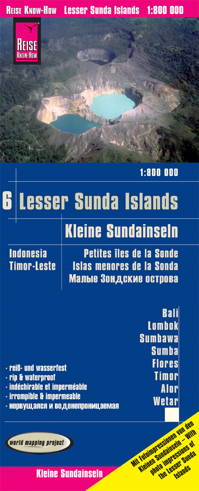 Online bestellen: Wegenkaart - landkaart 6 Kleine Sunda eilanden (Nusa Tenggara) | Reise Know-How Verlag