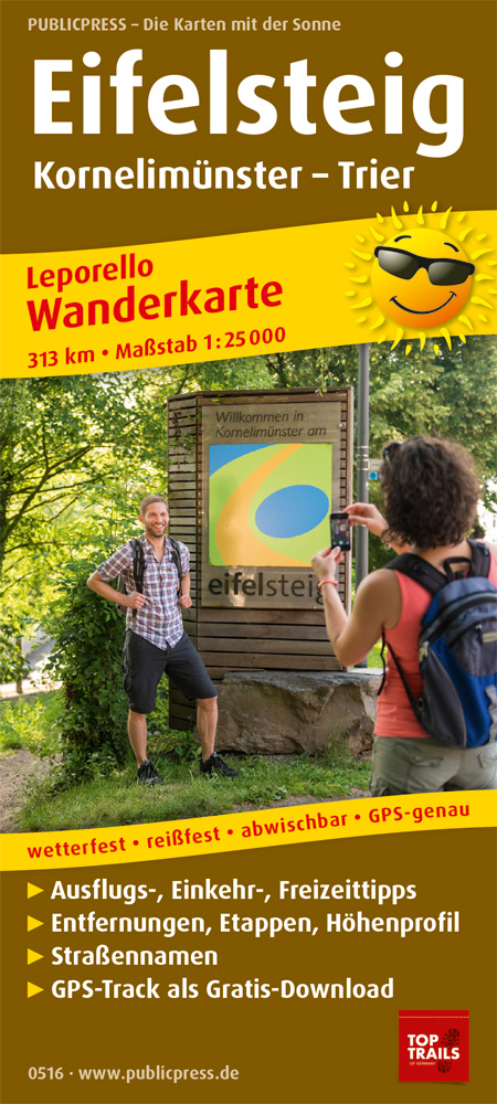 Wandelkaart 516 Eifelsteig | Publicpress