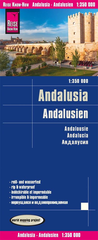 Online bestellen: Wegenkaart - landkaart Andalusië - Andalusië | Reise Know-How Verlag