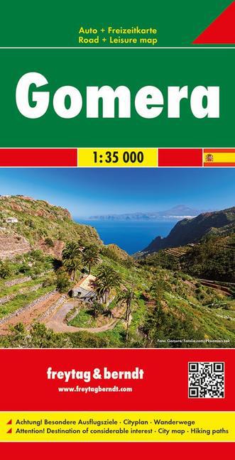 Online bestellen: Wandelkaart - Wegenkaart - landkaart La Gomera | Freytag & Berndt