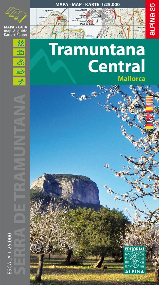 Online bestellen: Wandelkaart 67 Tramuntana Central - Mallorca | Editorial Alpina