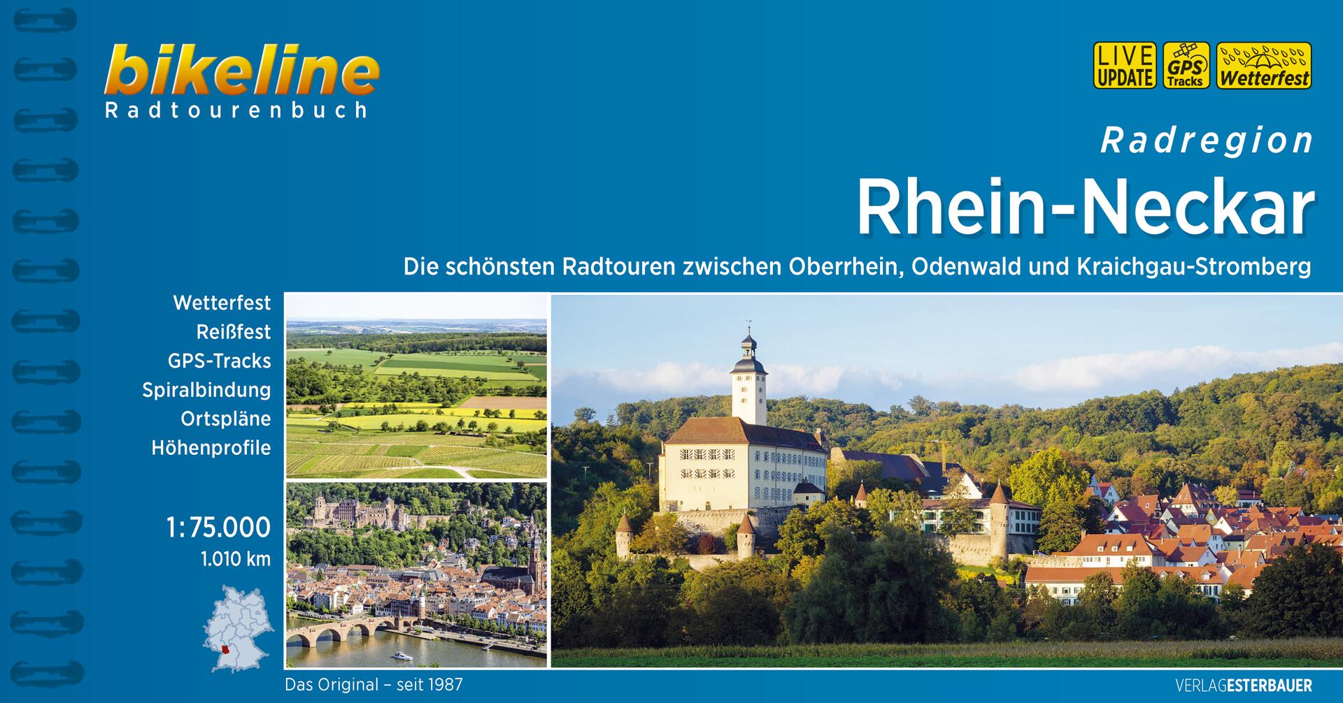 Fietsgids Bikeline Rhein-Necka…