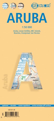 Online bestellen: Wegenkaart - landkaart Aruba | Borch