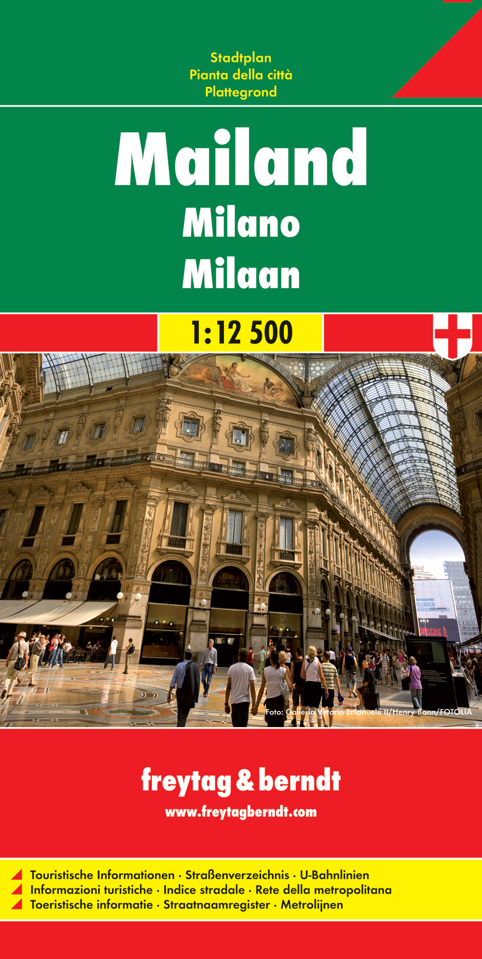 Online bestellen: Stadsplattegrond Milaan - Milan | Freytag & Berndt