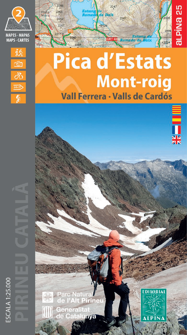 Online bestellen: Wandelkaart 26 Pica d`Estats - Mont-roig E25 | Editorial Alpina