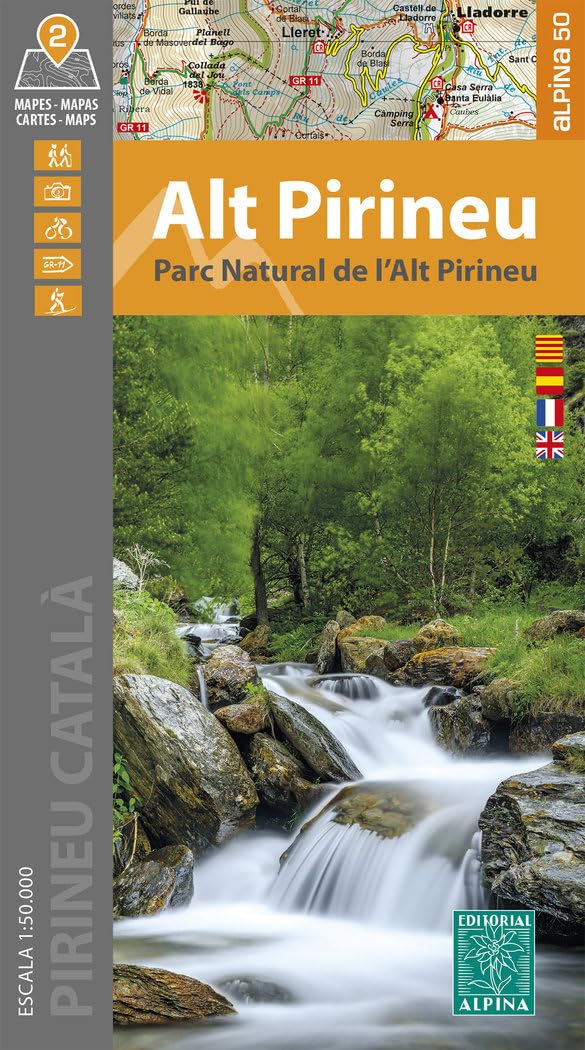 Online bestellen: Wandelkaart 27 Parc Natural de l`Alt Pirineu | Editorial Alpina
