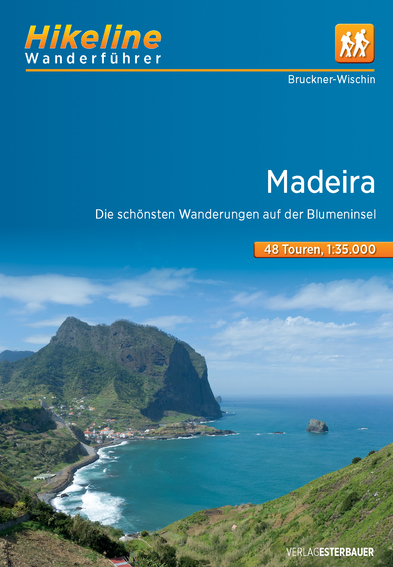 Online bestellen: Wandelgids Hikeline Wanderführer Madeira | Esterbauer